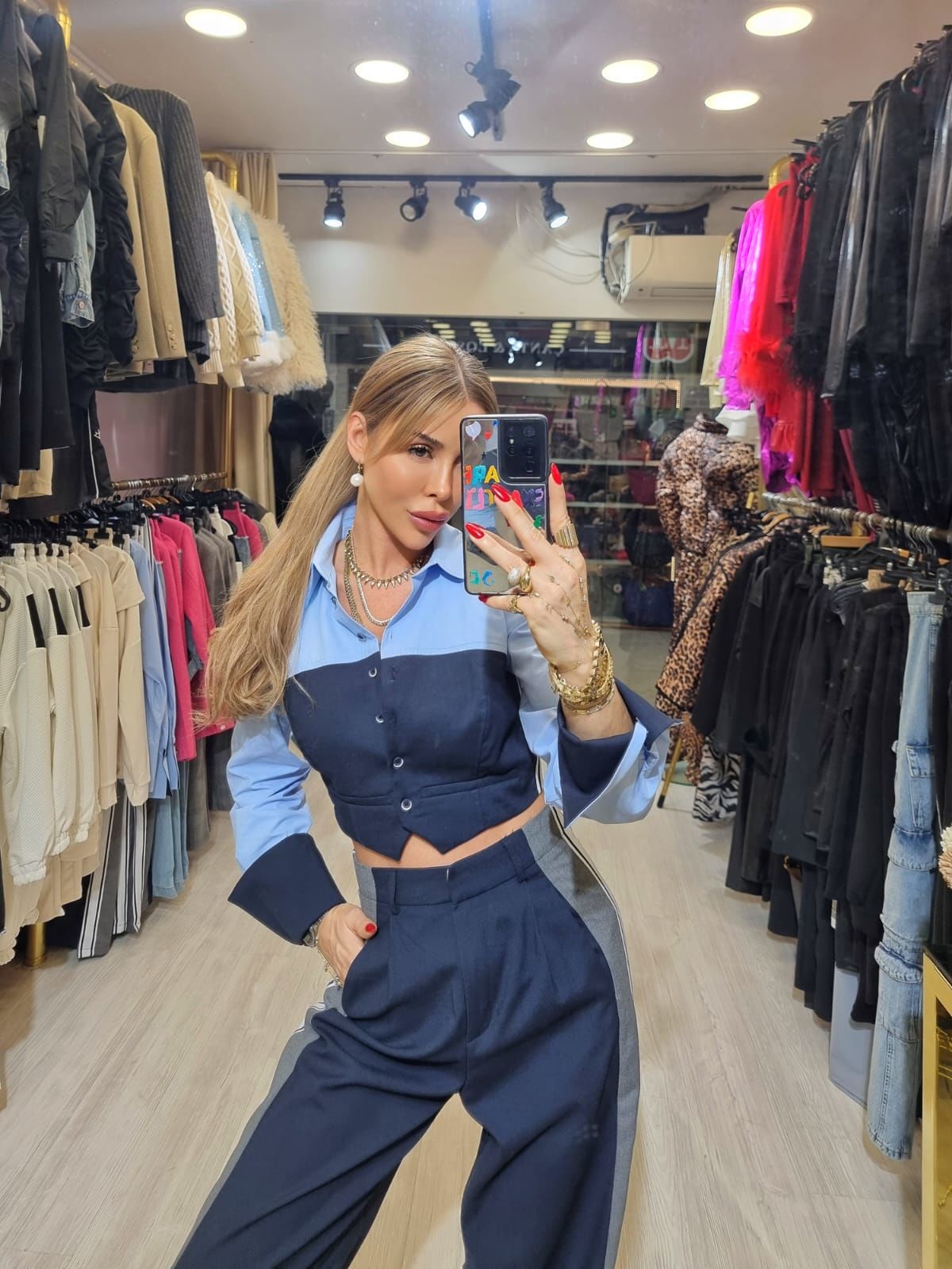 Roba Detaylı Gömlek Takım